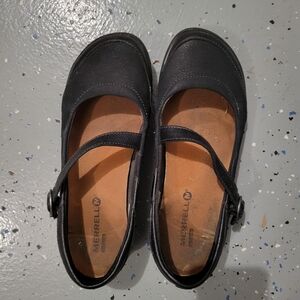 Merrell Womens Black Dassie MJ Mary Jane Shoes